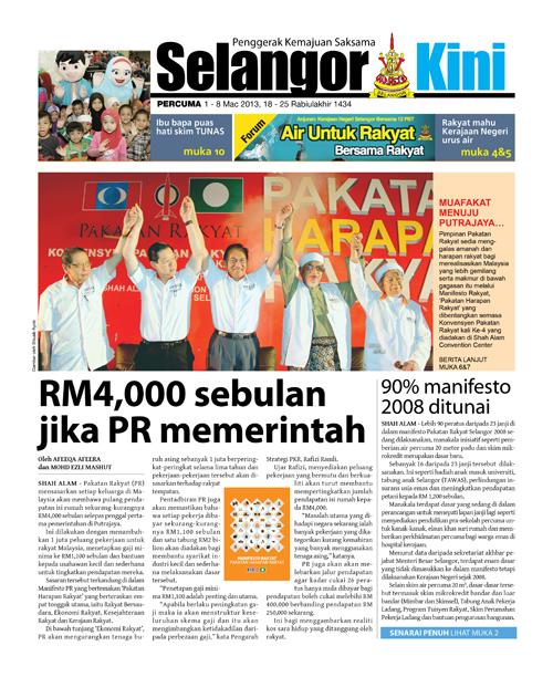 Cover Selangorkini Mac 2 - 2013