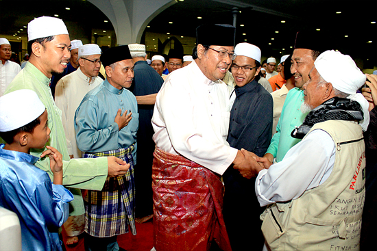 Forum bersama MB dan Dato' Haron din di Masjid Negeri 05