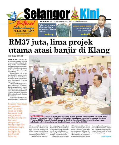 Cover Selangorkini November 4 - 2013