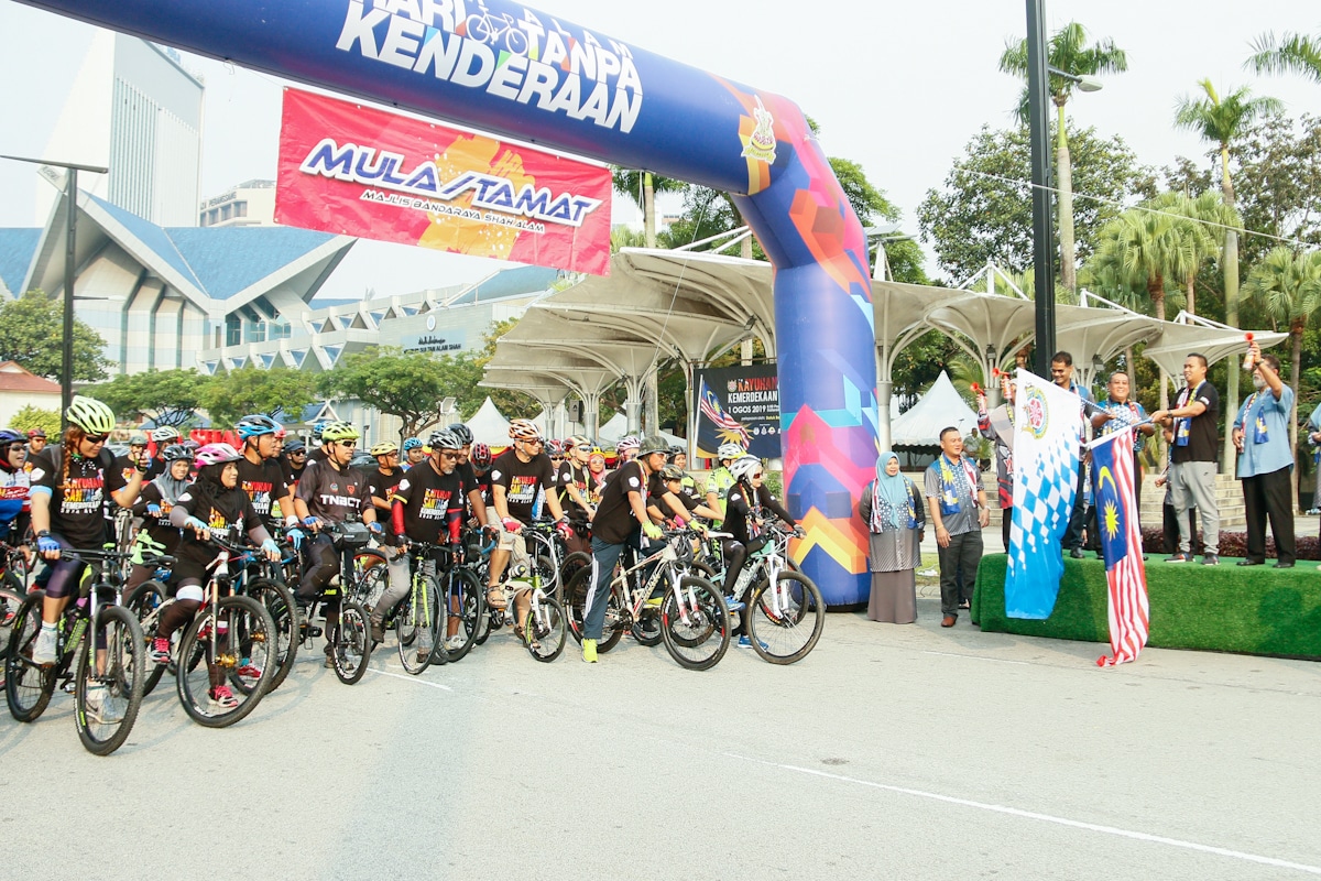 Kayuhan Santai Shah Alam Hidup Semangat Patriotik Selangorkini