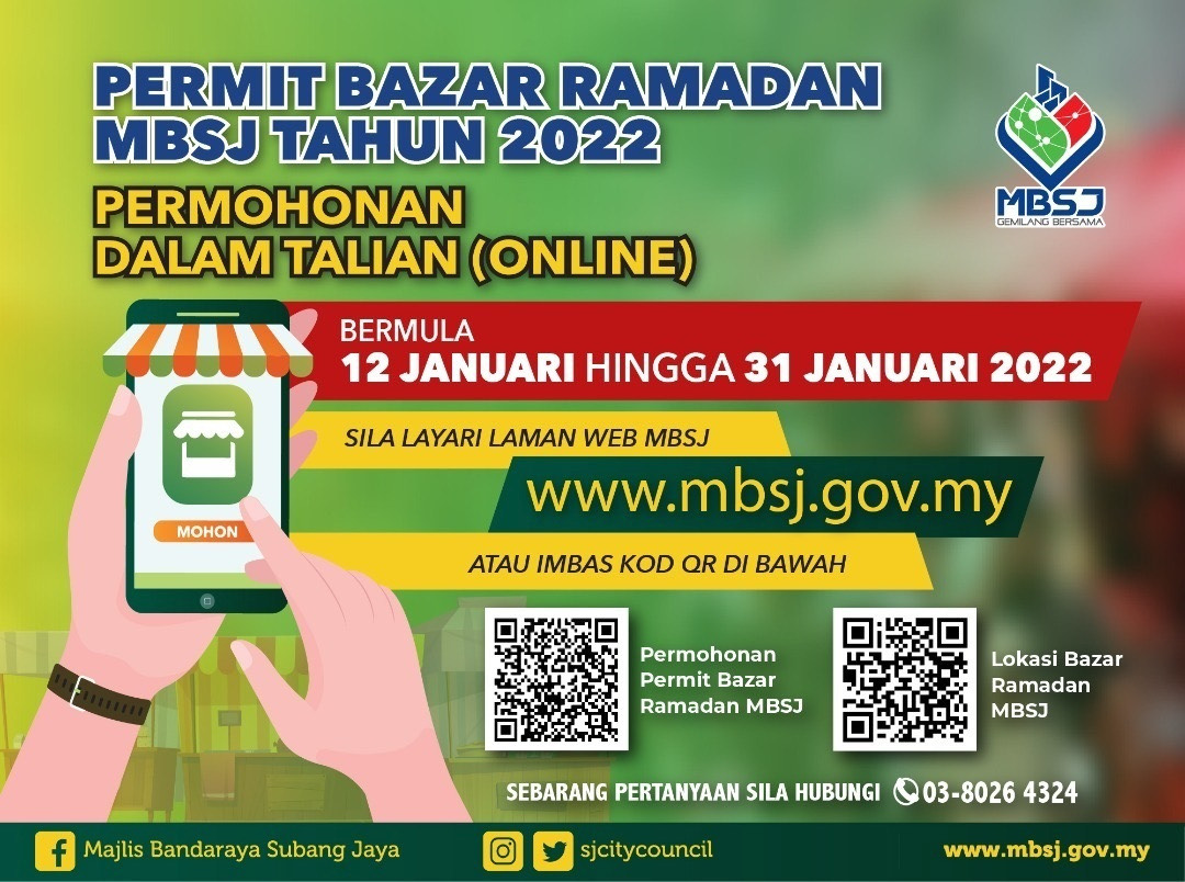 Bazar Ramadan Mbsj Buka Permohonan Permit Ada Petak Niaga