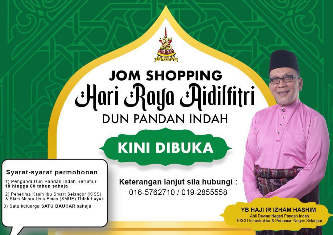 Dun Pandan Indah Tawar Baucar Beli Belah Rm Sempena Aidilfitri