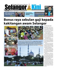 Cover Selangorkini Ogos 1 2013