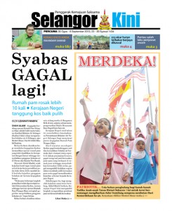 Cover Selangorkini September 1 2013