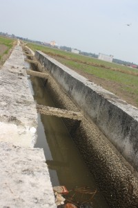 稻田区内灰沟已全数完成修复。