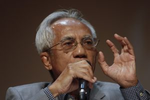 NST former chief editor Datuk A. Kadir Jasin speaks during forum on Media Shackled, Democarcy Dead? at KLSCAH, Kuala Lumpur on March 4, 2016. The Malaysian Insider/Seth Akmal.