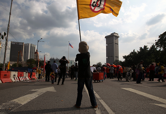 KUALA LUMPUR, 2 April 2016. Himpunan Bantah GST anjuran Parti Amanah di sekitar Kuala Lumpur. Foto: SHARIFUDIN ABDUL RAHIM
