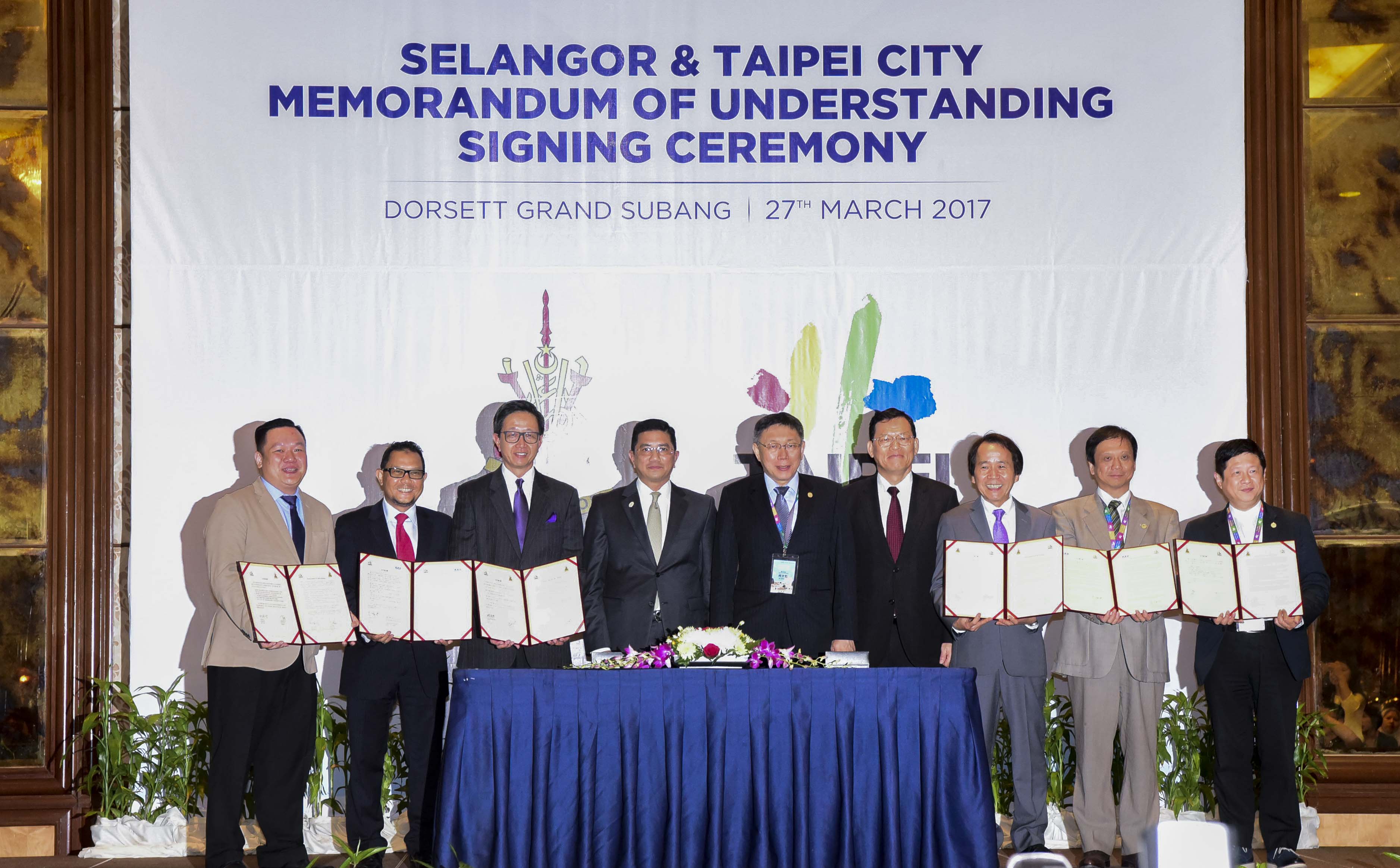 Selangor-Taipei meterai MOU Smart State, inisiatif 