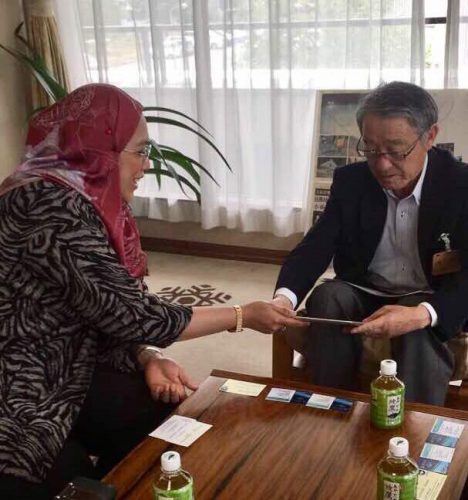 Meeting with Hakuba Goryo Mayor