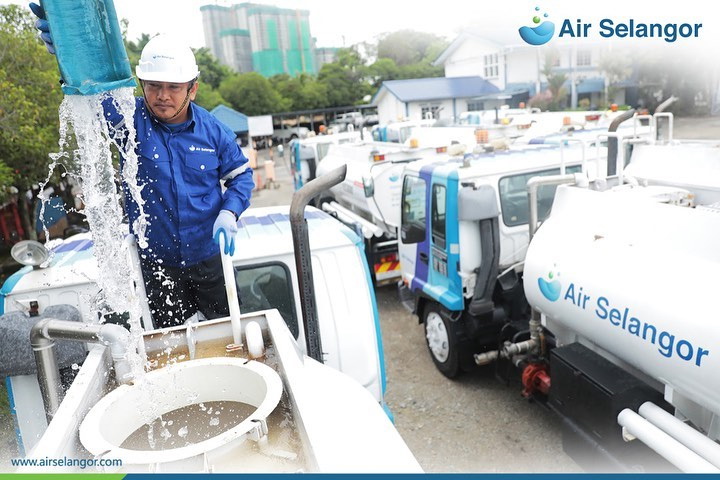 Air Selangor gerakkan 29 lori tangki ke kawasan terjejas - Selangorkini