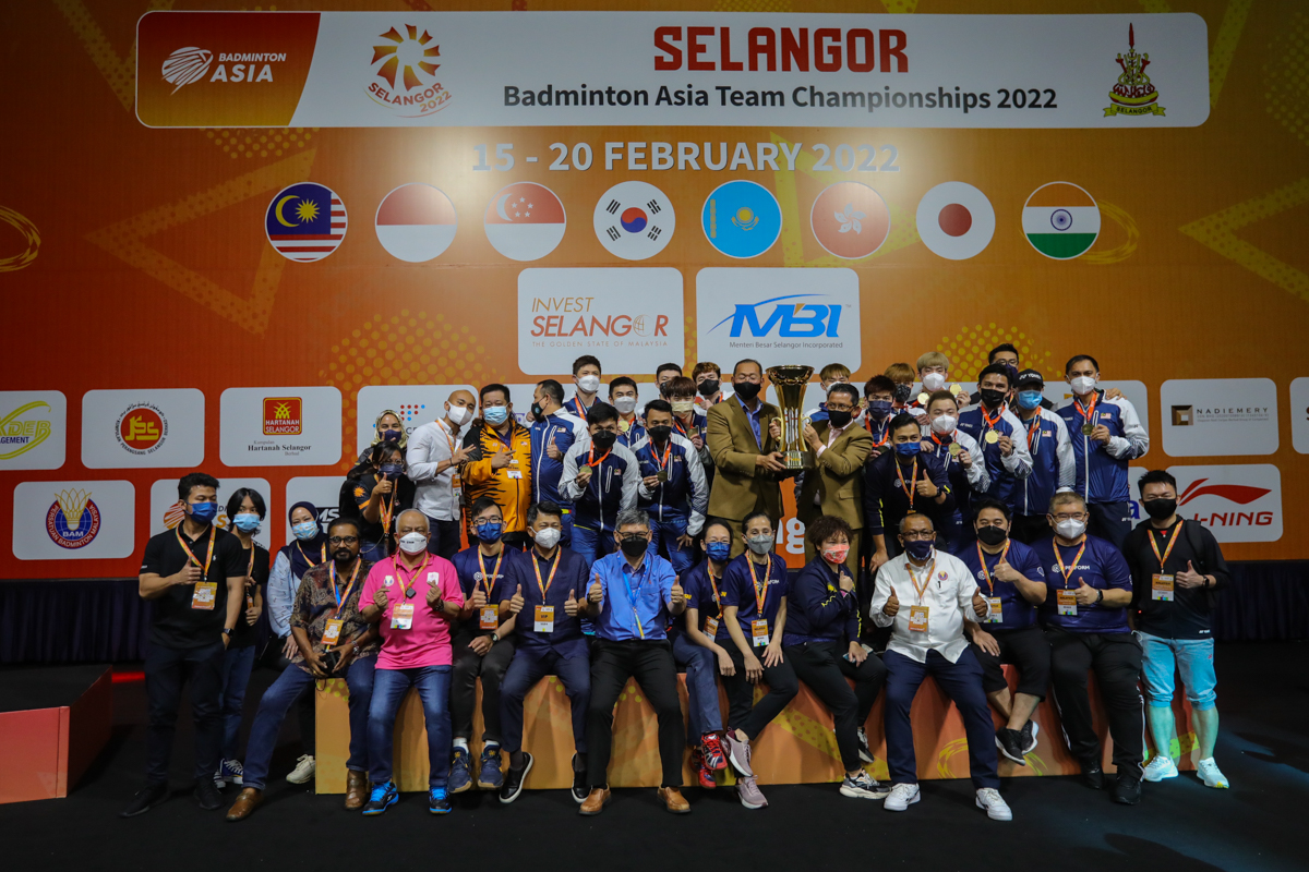 Lebih 1,000 penyokong rai kejayaan skuad negara juara Badminton Asia