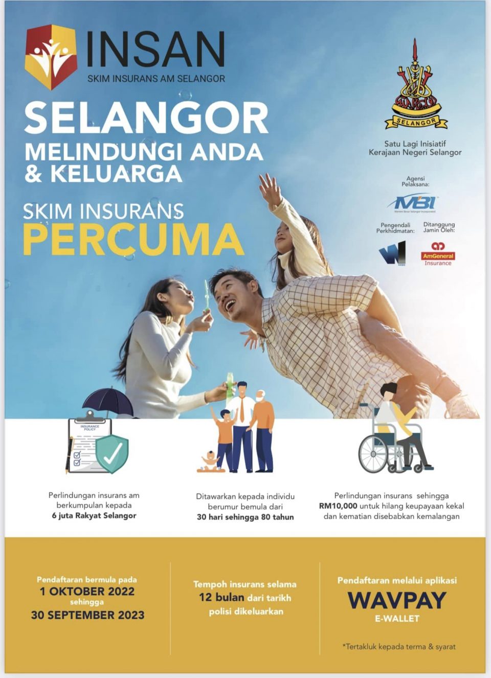 Skim Insurans Percuma Ditawar Kepada Rakyat Selangor Bermula Hari Ini ...