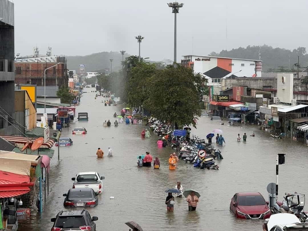 14 wilayah selatan Thai diberi amaran siap sedia depani banjir esok